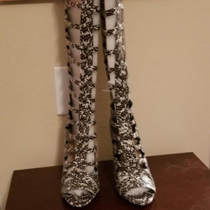 Just Fab Gladiator Heeled Sandals